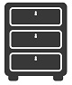 armoire de classement 3 tiroirs 
