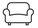 canapé de salon / sofa 