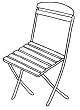 chaise d'extérieur 